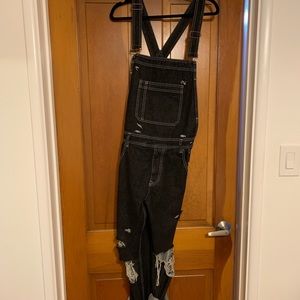 Dark Denim BDG Overalls.
